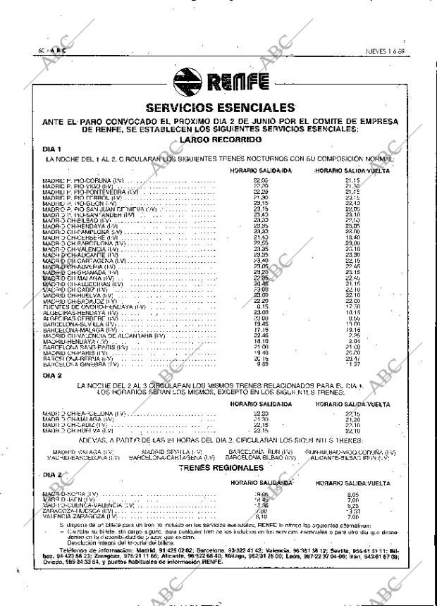 ABC MADRID 01-06-1989 página 60
