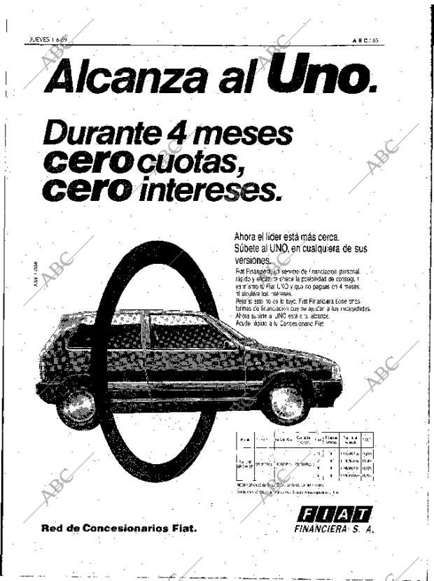ABC MADRID 01-06-1989 página 65