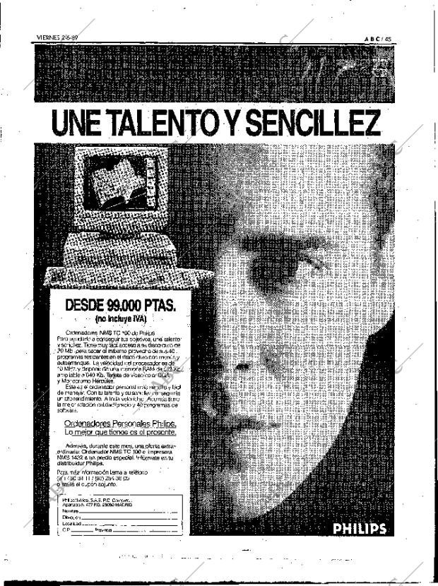 ABC MADRID 02-06-1989 página 45