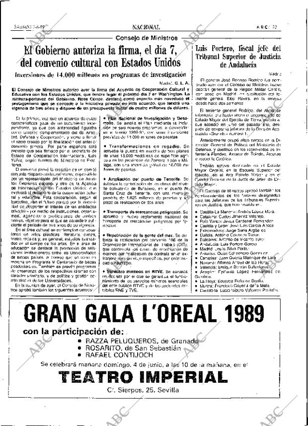 ABC SEVILLA 03-06-1989 página 23