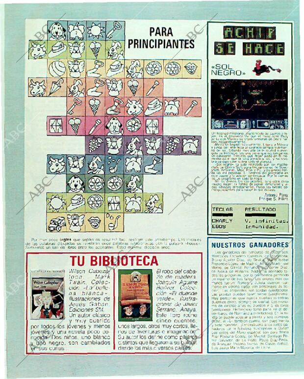 BLANCO Y NEGRO MADRID 04-06-1989 página 134