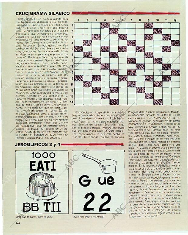 BLANCO Y NEGRO MADRID 04-06-1989 página 144