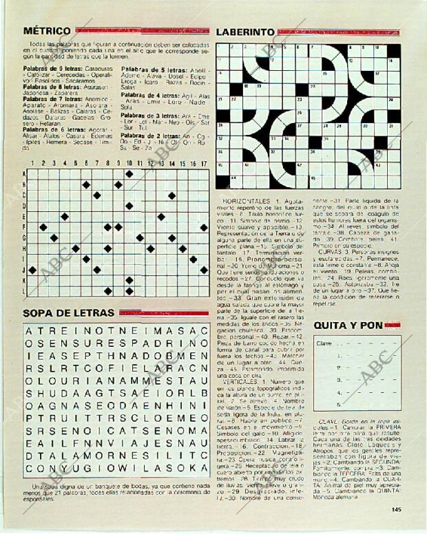 BLANCO Y NEGRO MADRID 04-06-1989 página 145