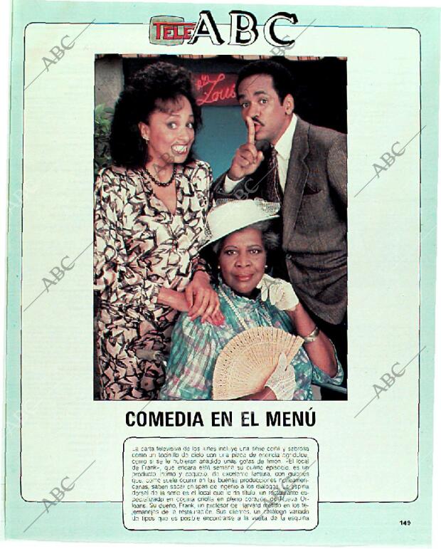 BLANCO Y NEGRO MADRID 04-06-1989 página 149