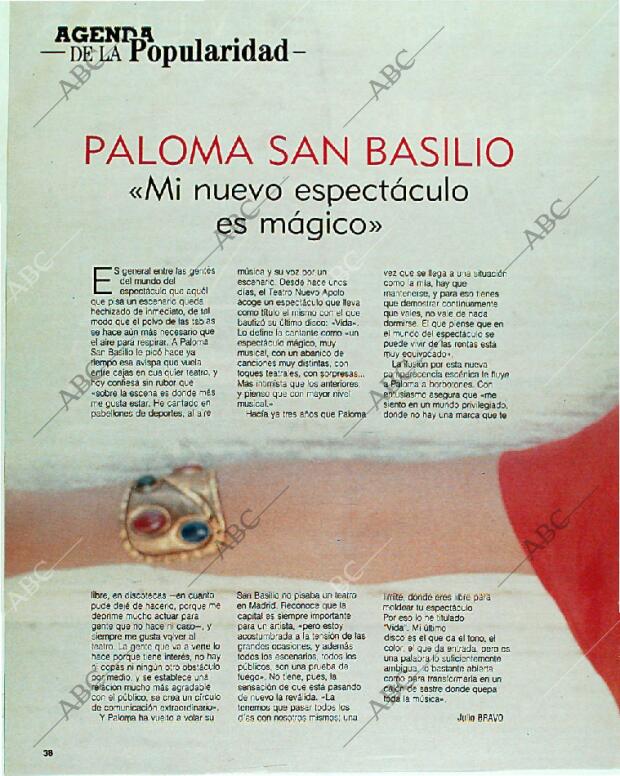 BLANCO Y NEGRO MADRID 04-06-1989 página 38