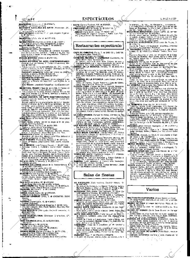 ABC MADRID 05-06-1989 página 122