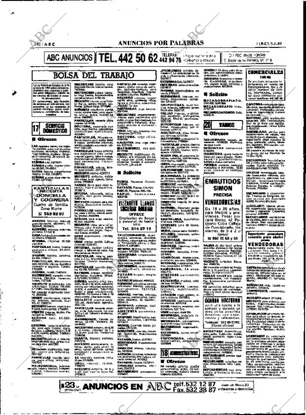 ABC MADRID 05-06-1989 página 142