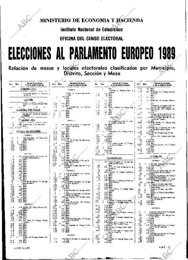 ABC MADRID 05-06-1989 página 15