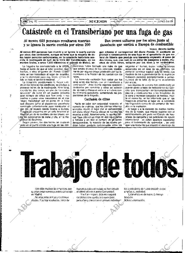 ABC MADRID 05-06-1989 página 92