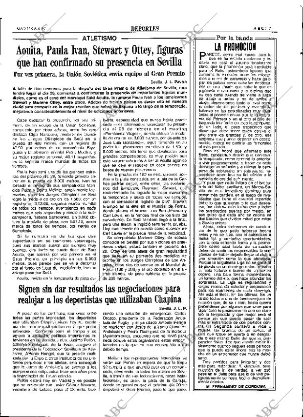 ABC SEVILLA 06-06-1989 página 71