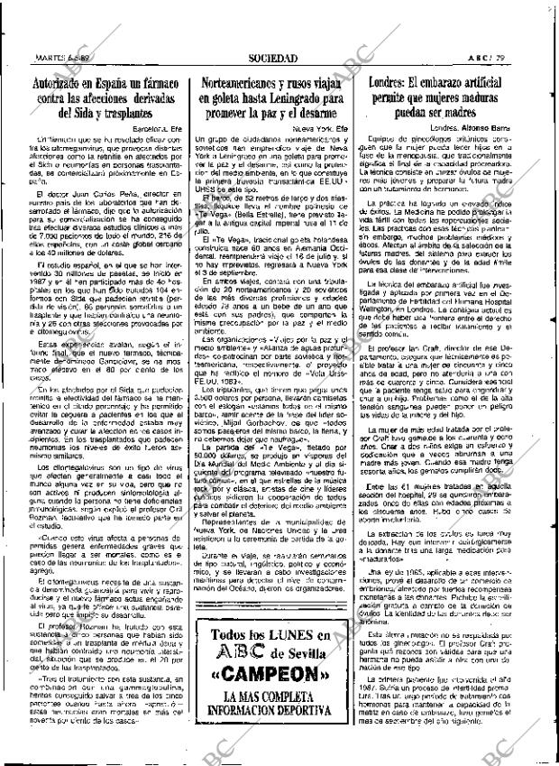 ABC SEVILLA 06-06-1989 página 79