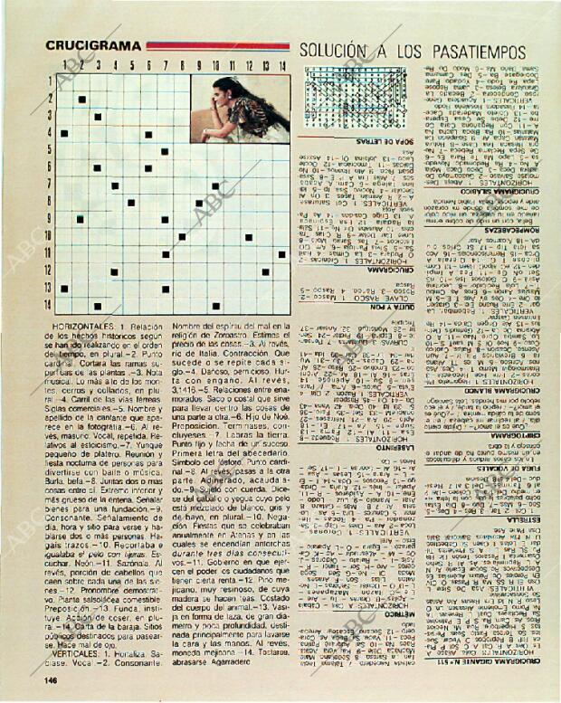 BLANCO Y NEGRO MADRID 11-06-1989 página 146