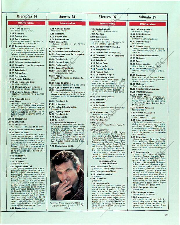 BLANCO Y NEGRO MADRID 11-06-1989 página 151