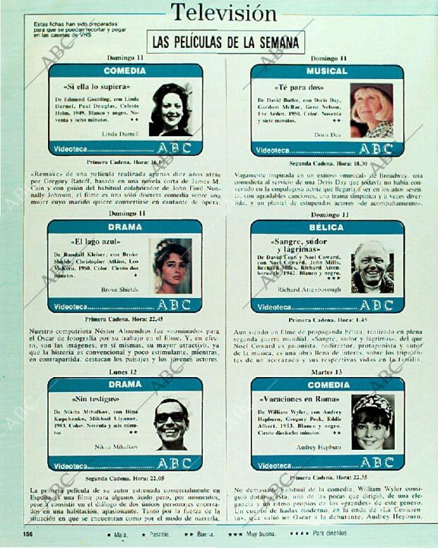 BLANCO Y NEGRO MADRID 11-06-1989 página 156