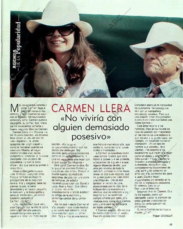 BLANCO Y NEGRO MADRID 11-06-1989 página 41