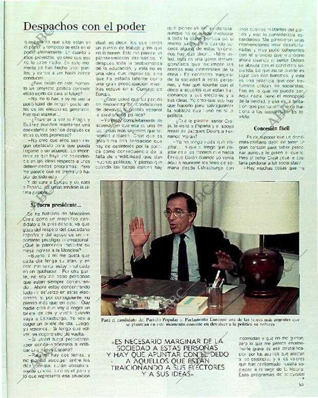 BLANCO Y NEGRO MADRID 11-06-1989 página 53