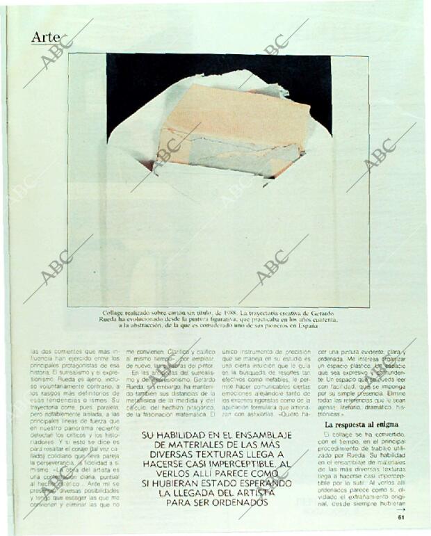 BLANCO Y NEGRO MADRID 11-06-1989 página 61