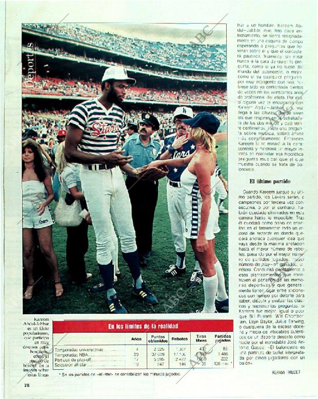 BLANCO Y NEGRO MADRID 11-06-1989 página 78