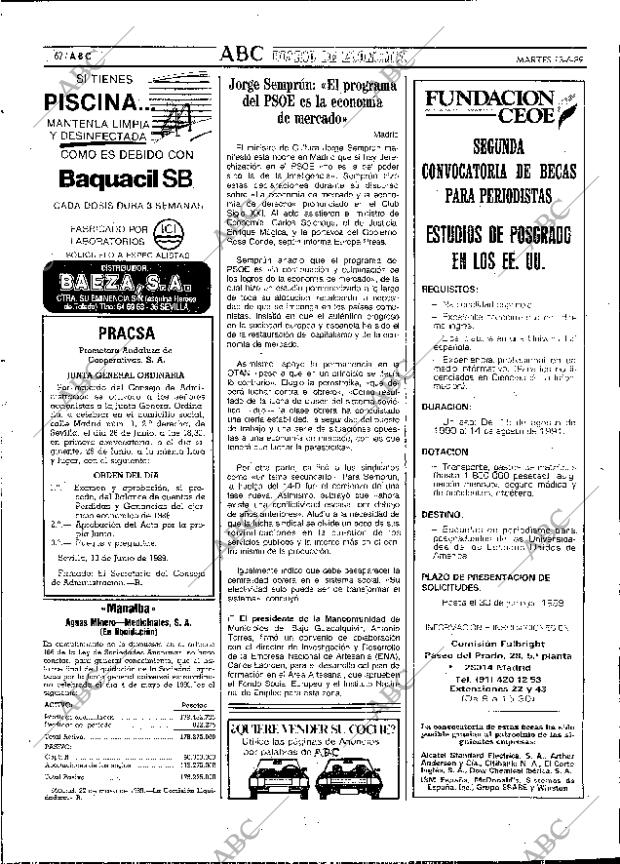 ABC SEVILLA 13-06-1989 página 62