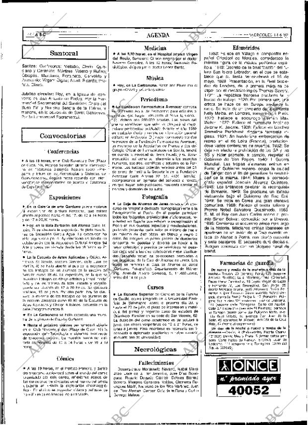 ABC SEVILLA 14-06-1989 página 44