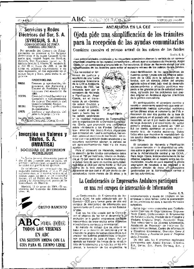 ABC SEVILLA 14-06-1989 página 60