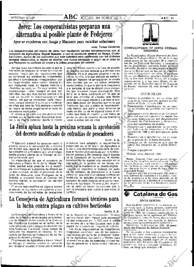 ABC SEVILLA 14-06-1989 página 65