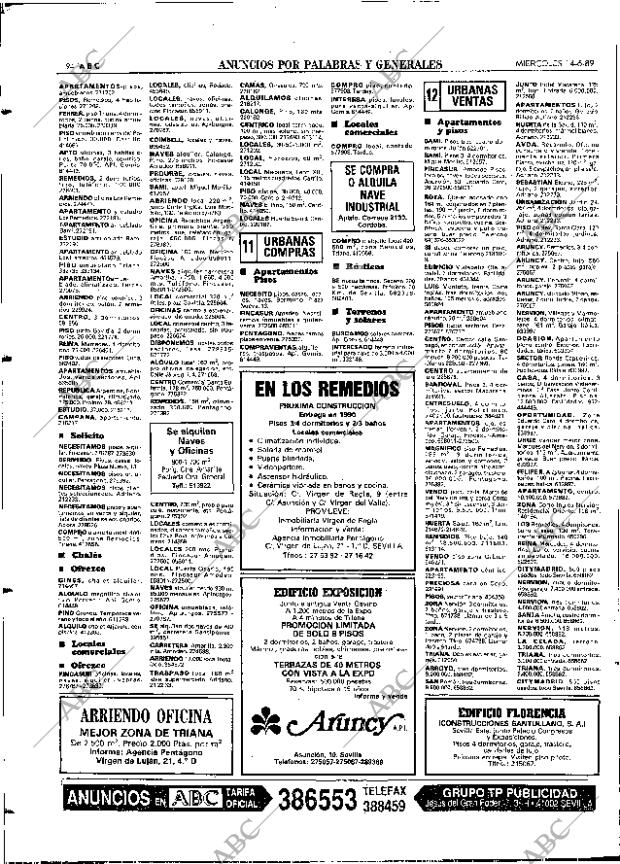 ABC SEVILLA 14-06-1989 página 94