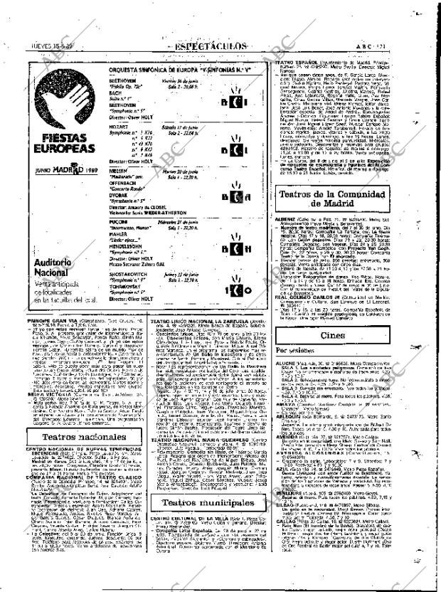 ABC MADRID 15-06-1989 página 121
