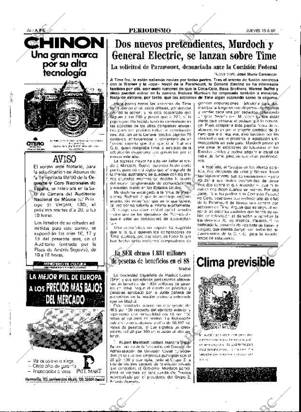 ABC MADRID 15-06-1989 página 66