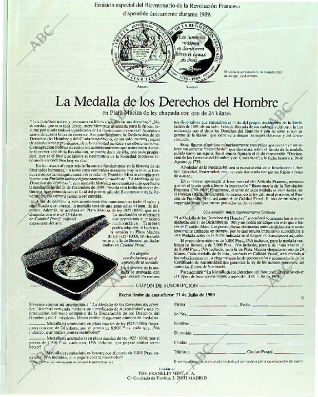 BLANCO Y NEGRO MADRID 18-06-1989 página 107