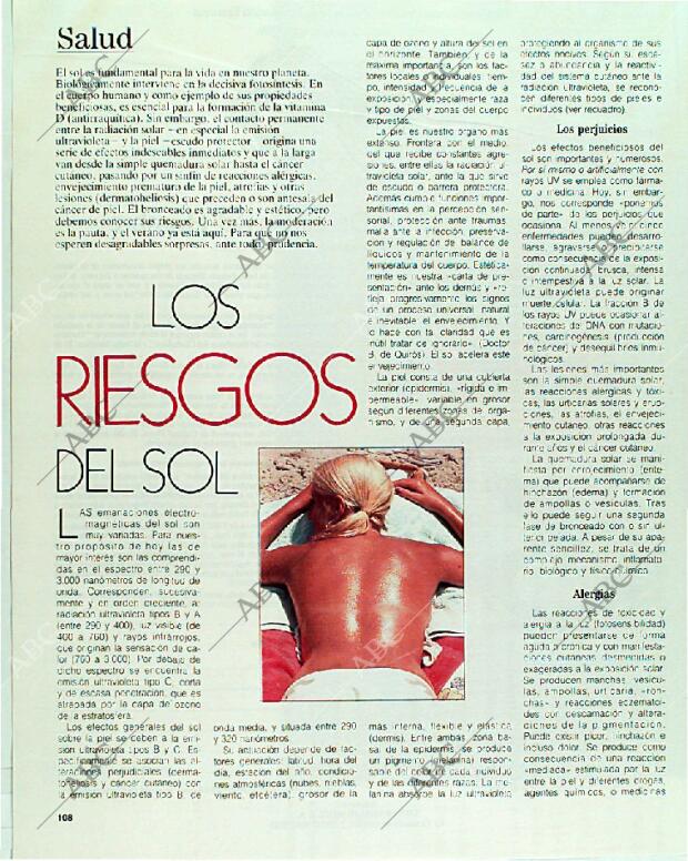 BLANCO Y NEGRO MADRID 18-06-1989 página 108