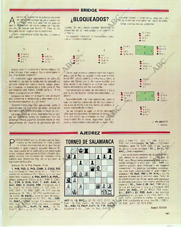 BLANCO Y NEGRO MADRID 18-06-1989 página 147