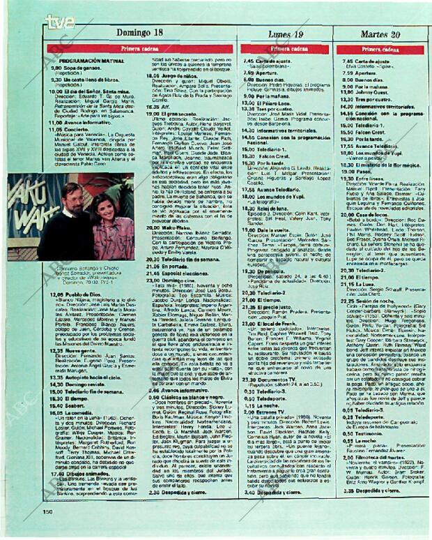 BLANCO Y NEGRO MADRID 18-06-1989 página 150