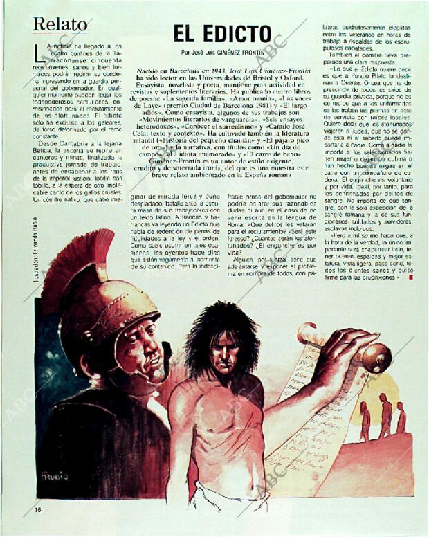 BLANCO Y NEGRO MADRID 18-06-1989 página 16