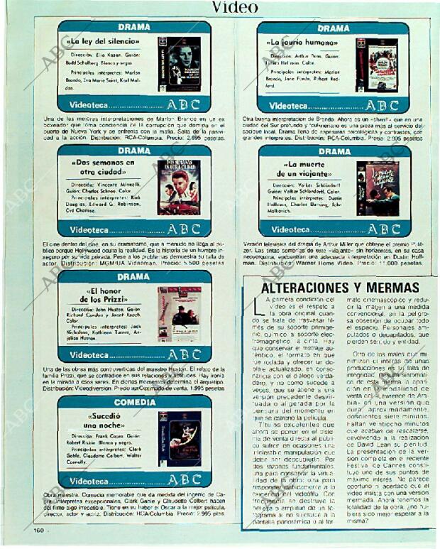 BLANCO Y NEGRO MADRID 18-06-1989 página 160