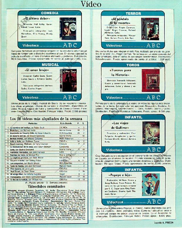 BLANCO Y NEGRO MADRID 18-06-1989 página 161