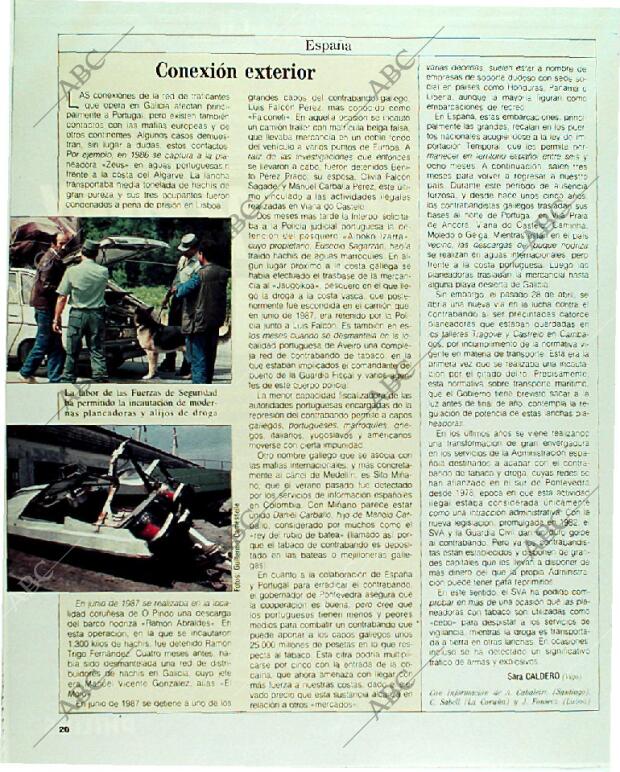 BLANCO Y NEGRO MADRID 18-06-1989 página 20