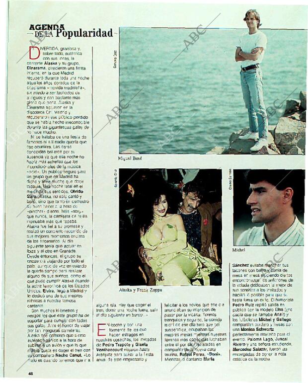 BLANCO Y NEGRO MADRID 18-06-1989 página 48