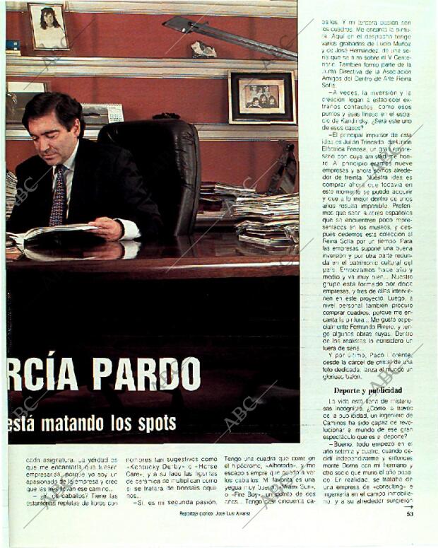 BLANCO Y NEGRO MADRID 18-06-1989 página 53