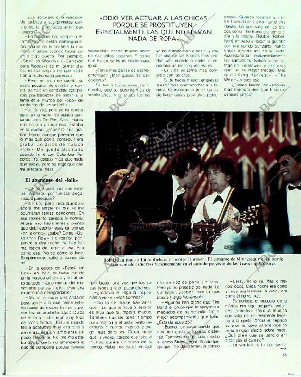 BLANCO Y NEGRO MADRID 18-06-1989 página 85