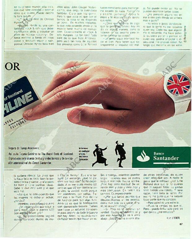 BLANCO Y NEGRO MADRID 18-06-1989 página 87