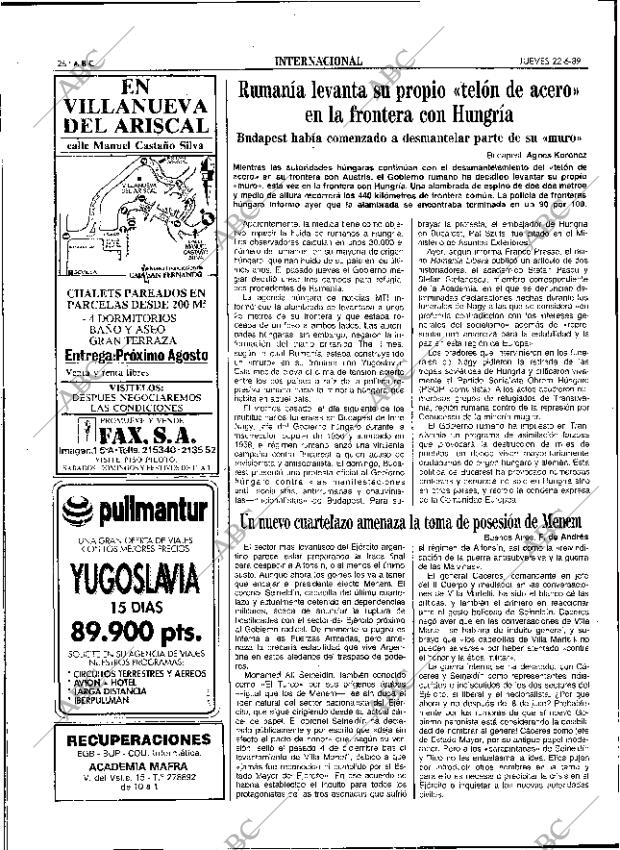 ABC SEVILLA 22-06-1989 página 26