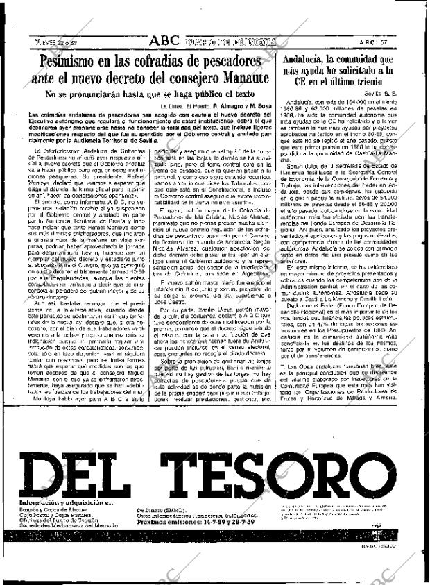 ABC SEVILLA 22-06-1989 página 57