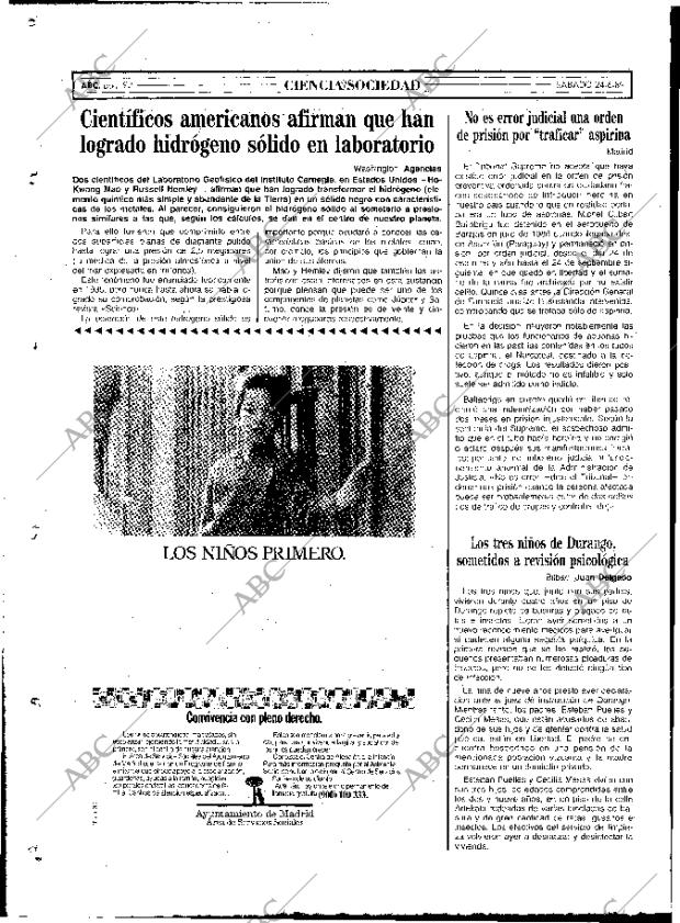 ABC MADRID 24-06-1989 página 92