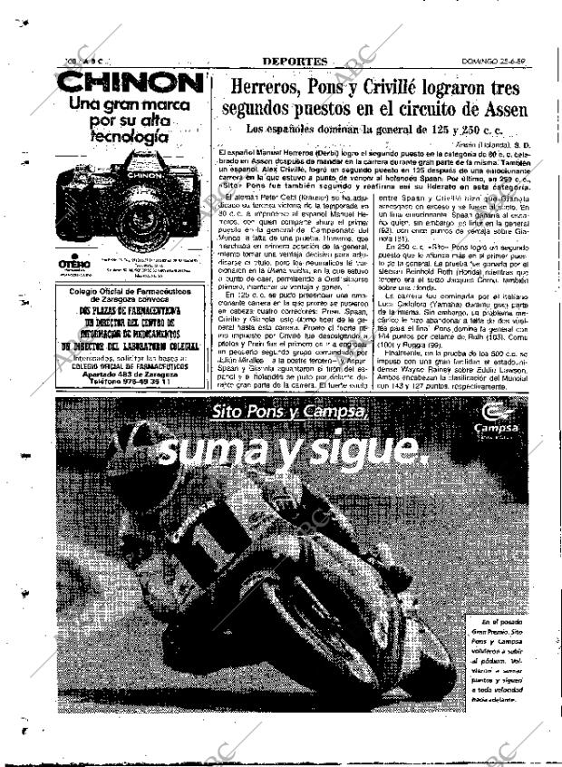 ABC MADRID 25-06-1989 página 108