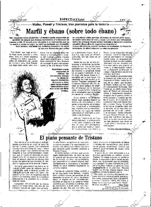 ABC MADRID 25-06-1989 página 113