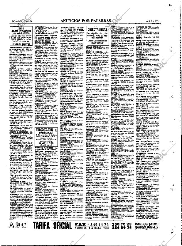 ABC MADRID 25-06-1989 página 133