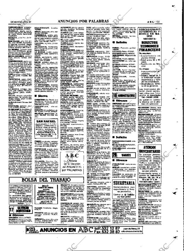 ABC MADRID 25-06-1989 página 151
