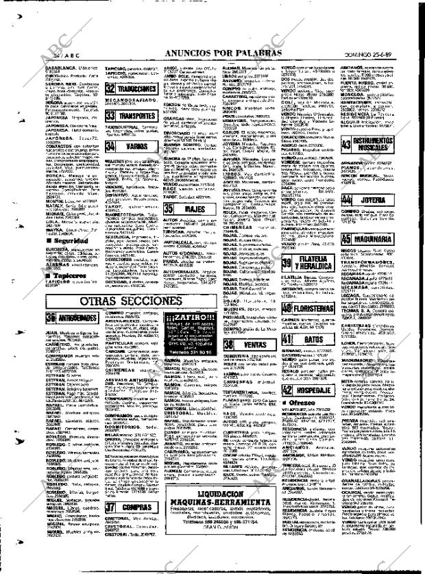 ABC MADRID 25-06-1989 página 154