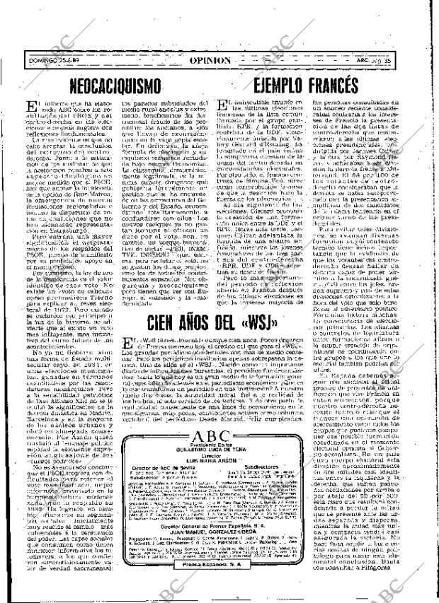 ABC MADRID 25-06-1989 página 35
